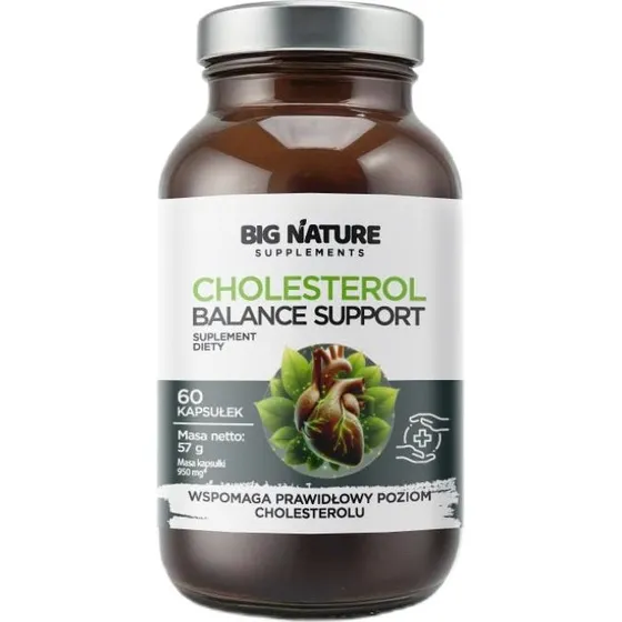 Big Nature Cholesterol Balance Support 60 kapsułek