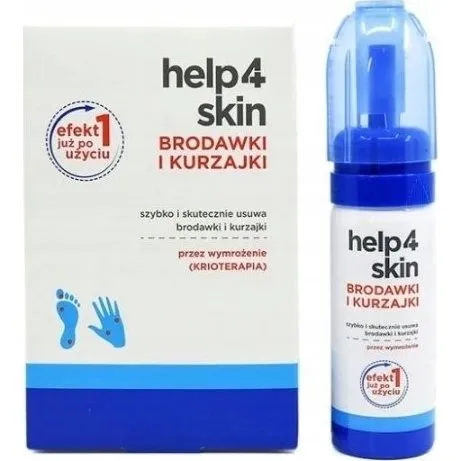 Help4Skin Kurzajki i Brodawki 50 ml - Zestaw do krioterapii