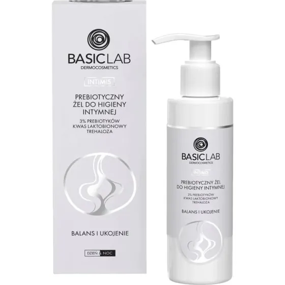 BasicLab Intimis Prebiotyczny Żel do Higieny Intymnej 200 ml