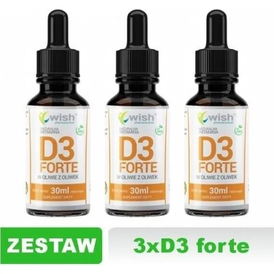 Wish Witamina D3 2000 IU 3 x 30 ml