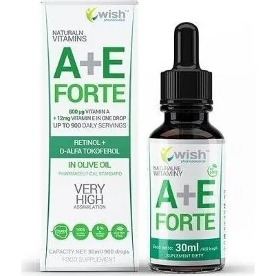 Wish Naturalna Witamina A+E Forte krople 30 ml