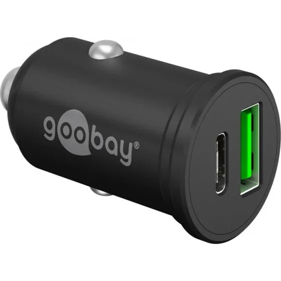 Goobay Dual-USB Car Fast Charger USB-C 45W