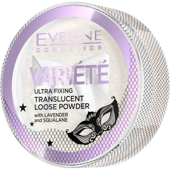 Eveline Cosmetics Variete Puder Transparentny z Lawendą i Skwalanem 5g