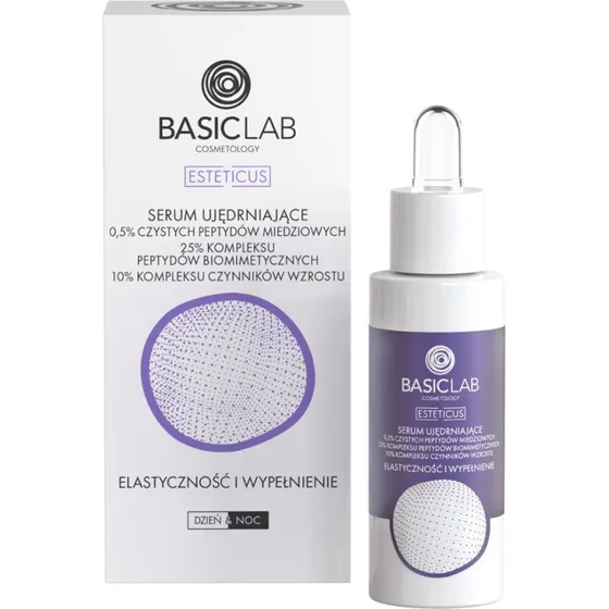 BasicLab Esteticus Serum Ujędrniające 0.5% Peptydów Miedzianych 30ml