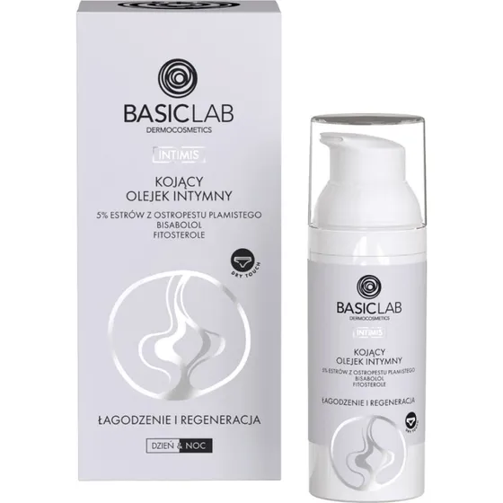 BasicLab Intimis kojący olejek intymny 5% estrów z ostropestu 50ml