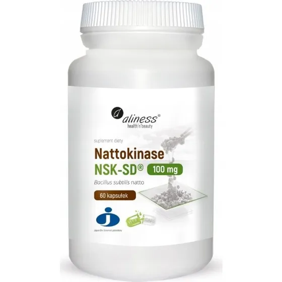 Aliness Nattokinase NSK-SD 100 mg 60 kapsułek