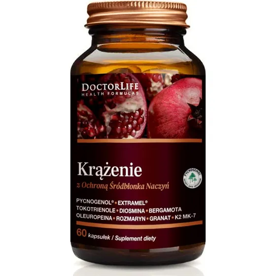 Doctor Life Krążenie K2 60 kapsułek - Ochrona Śródbłonka