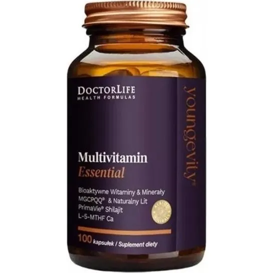 Doctor Life Multivitamin Essential z PQQ i Litem, 100 kapsułek