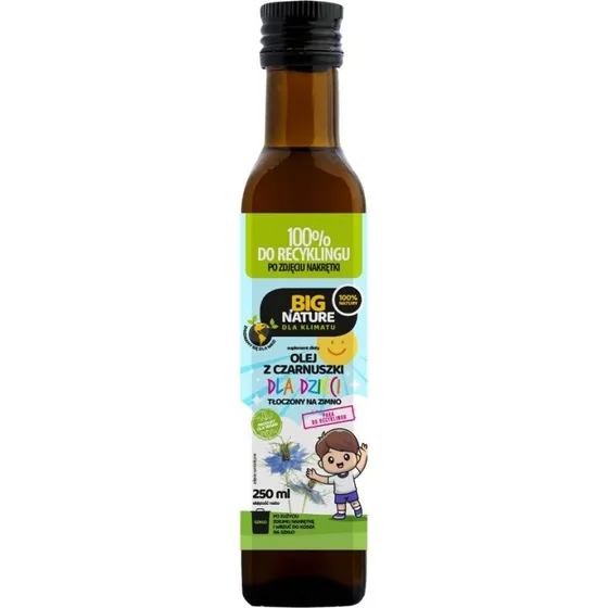 Big Nature Olej z czarnuszki dla dzieci 250 ml