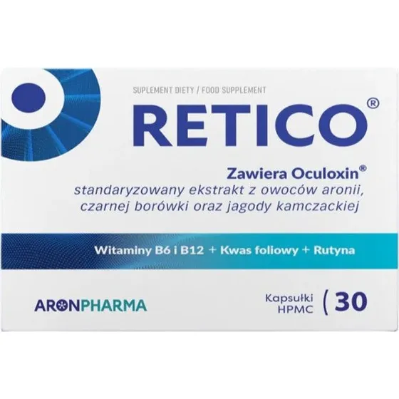 AronPharma Retico 30 kapsułek - Wsparcie wzroku