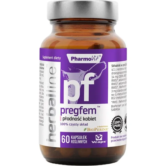 Pharmovit Pregfem Płodność Kobiet Suplement Diety 60 kaps.