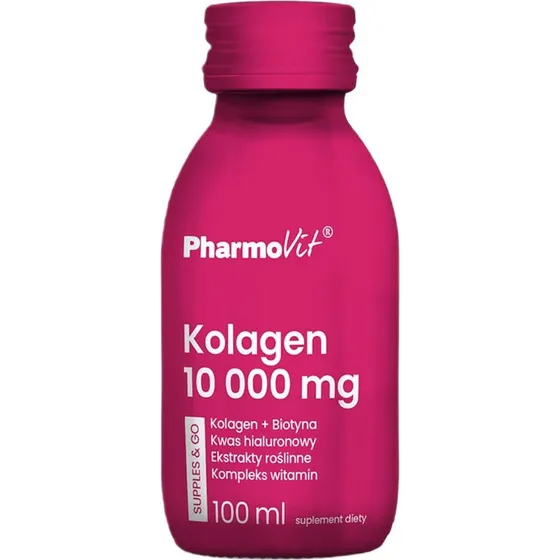 Pharmovit Kolagen 10.000 mg + Kwas Hialuronowy, 100 ml