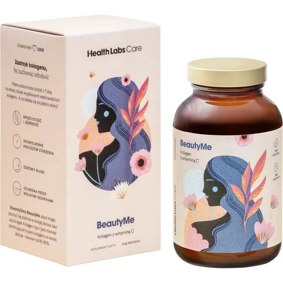 Health Labs Care BeautyMe Kolagen z witaminą C 114 g