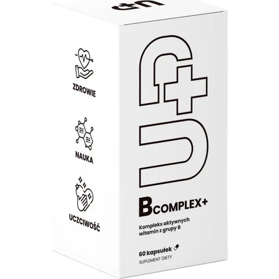 UP Health Pharma B Complex+ Witaminy z grupy B, 60 kapsułek