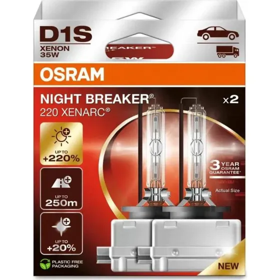 OSRAM Night Breaker Laser D1S +220% 66140XN2-2HB