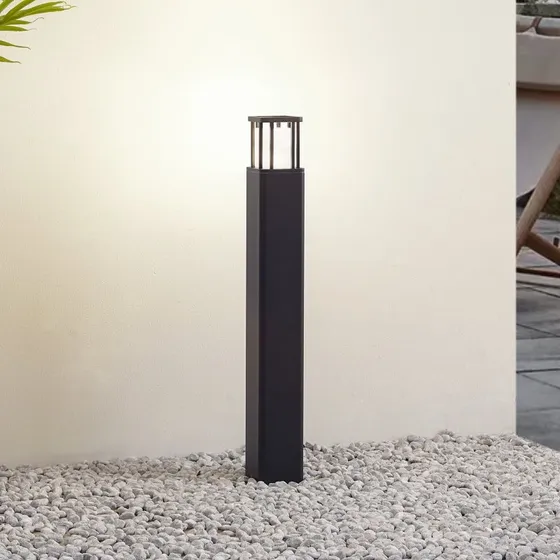 Lucande Dakil LED Słupek Oświetleniowy Czarny 65 cm