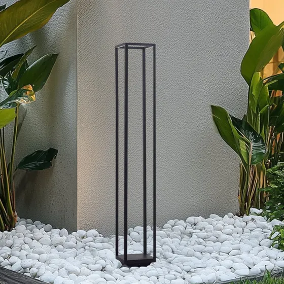 Lucande Thorvid LED Lampa Ogrodowa H120 Czarna - 120 cm