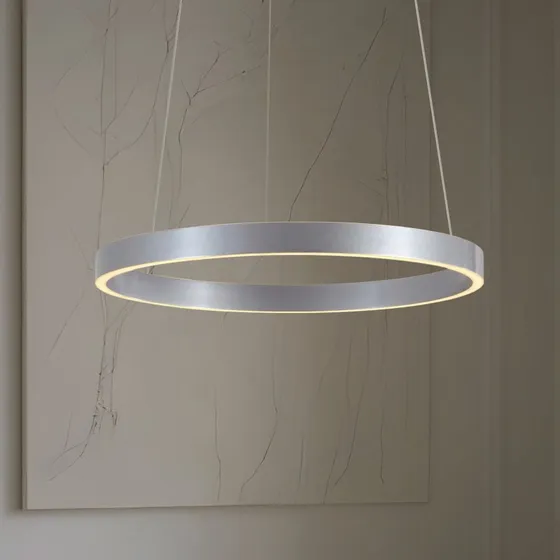 Lucande Yonam Żyrandol LED, Ø 60 cm, Aluminium, CCT