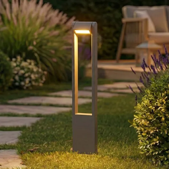 Lindby Meloni Słupek Oświetleniowy LED, 65 cm, Antracyt, IP65