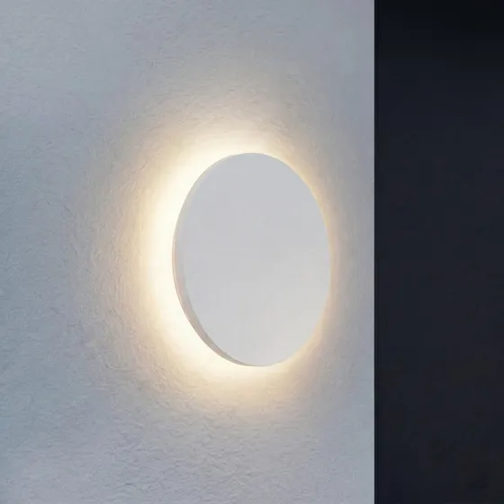 Kinkiet zewnętrzny LED Lindby Selinel, biały, 23 cm, IP65