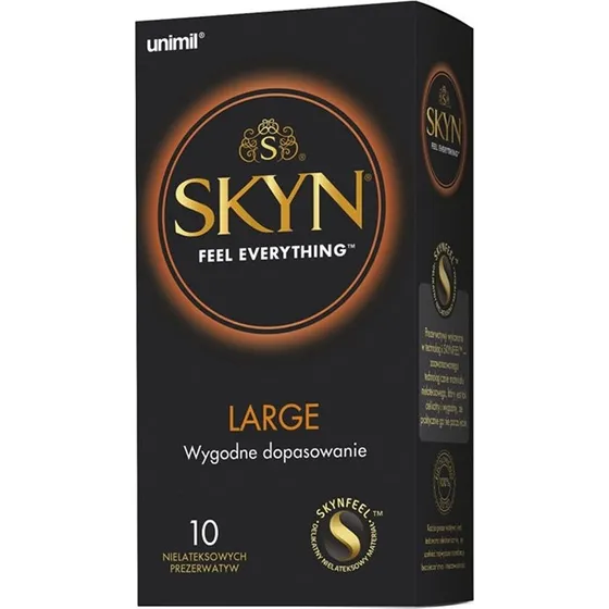 Unimil SKYN Large prezerwatywy nielateksowe 10 sztuk
