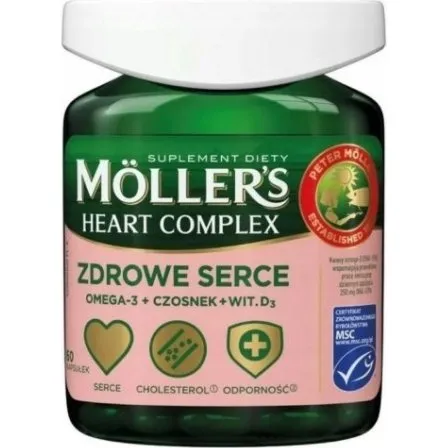 Moller's Complex Heart Zdrowe Serce 60 kapsułek