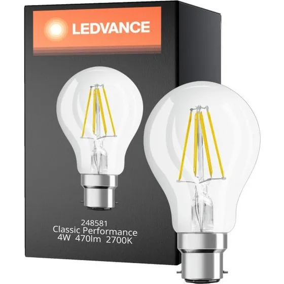 LEDVANCE arwka LED A60 B22d 4W 2700K Ciepa Biaa