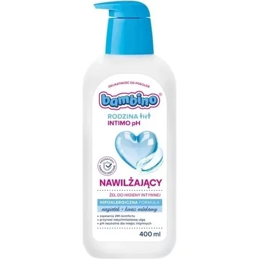 Bambino Rodzina Intimo Nawilżający żel do higieny intymnej 400 ml