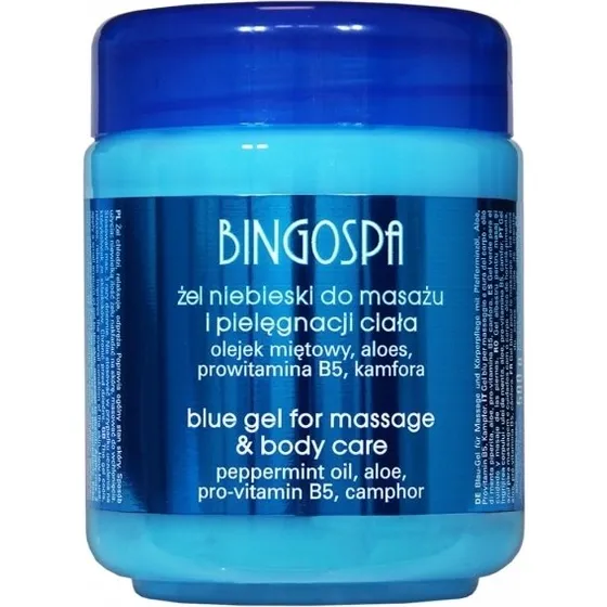 BINGOSPA Żel niebieski do masażu 500 g