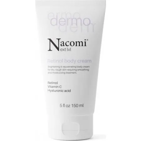 Nacomi Next LVL Dermo Krem rozjaśniająco-odmładzający z retinolem i witaminą C, 150 ml