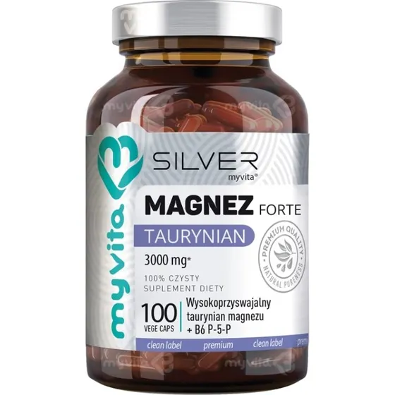 MyVita Silver Magnez Taurynian Forte 100 kapsułek