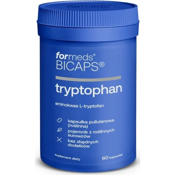 Formeds Bicaps Tryptofan 60 kapsułek - Wsparcie Snu i Mózgu
