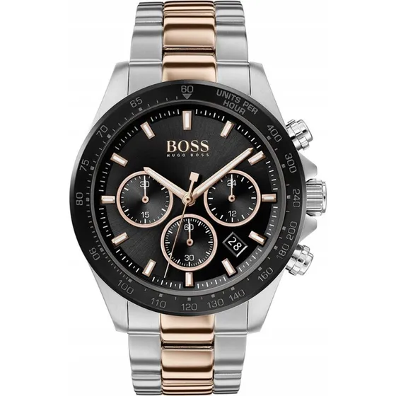 Hugo Boss 1513757 Zegarek Mski Hero, Czarny, 43 mm
