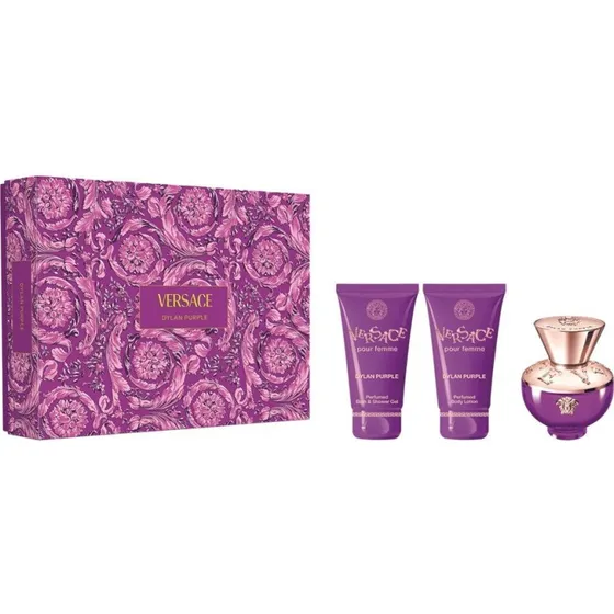 Versace Dylan Purple Pour Femme Zestaw: Perfumy, Żel, Balsam
