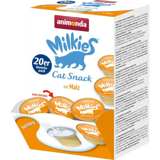 animonda Milkies Harmony - płynna przekąska dla kota, 60 x 15 g