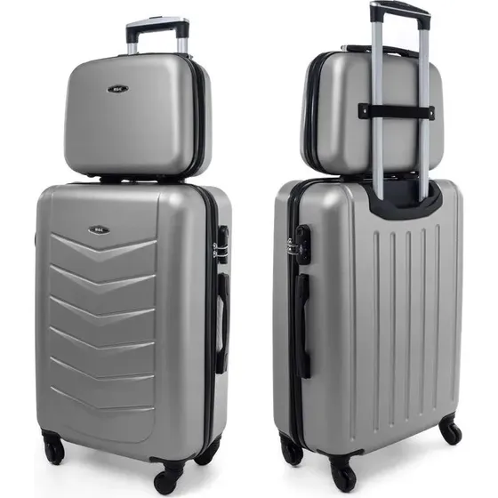 TUMI Walizka XXL ABS z kółkami i kosmetycznym zestawem