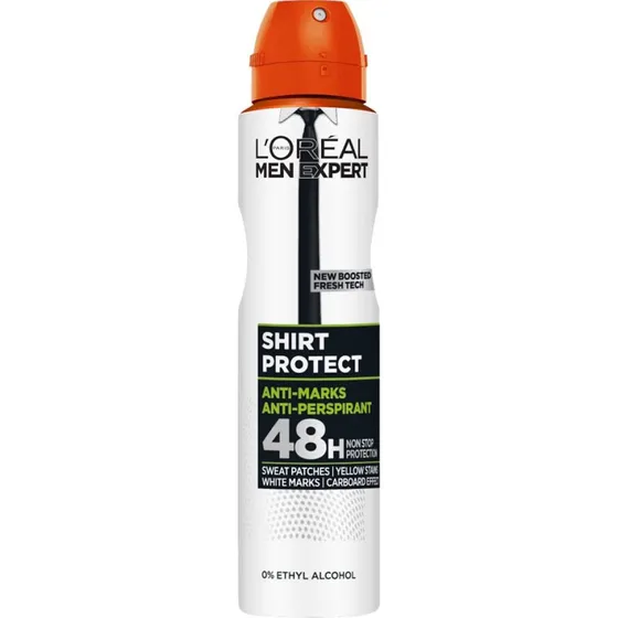 L'Oreal Paris Men Expert Shirt Protect Antiperspirant Spray 250ml