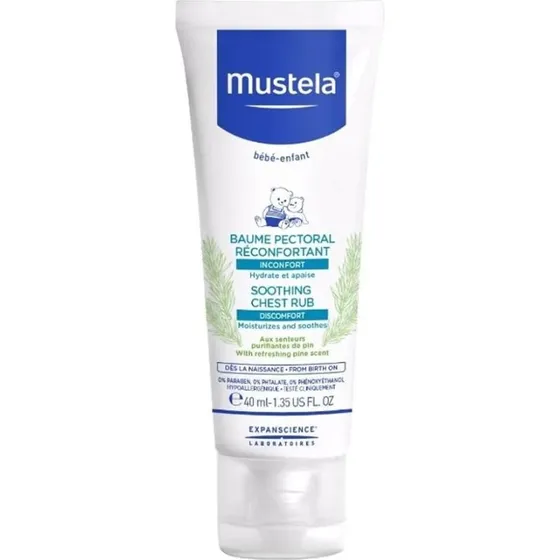 Mustela BEBE Kojący Balsam do Nacierania Klatki Piersiowej 40 ml
