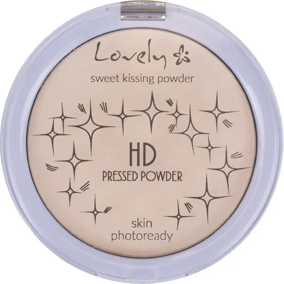 Lovely HD Pressed Powder matujący puder transparentny 10g