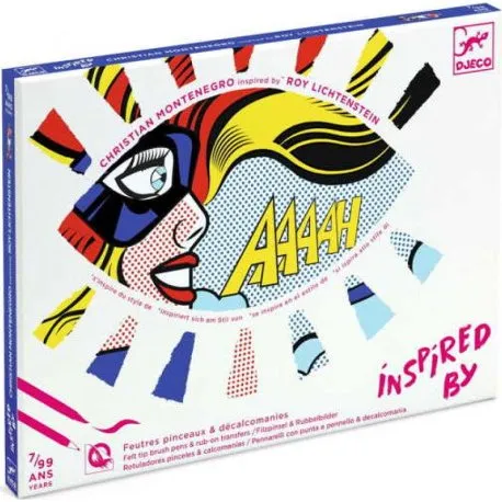 Djeco INSPIRACJE - SUPER HEROSI, zestaw artystyczny