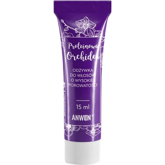 Anwen Odżywka Proteinowa Orchidea dla włosów o wysokiej porowatości, 15ml