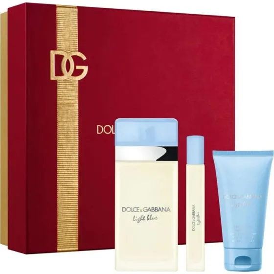 Dolce & Gabbana Light Blue Women Zestaw: EDP 100ml, Krem 50ml, EDP 10ml