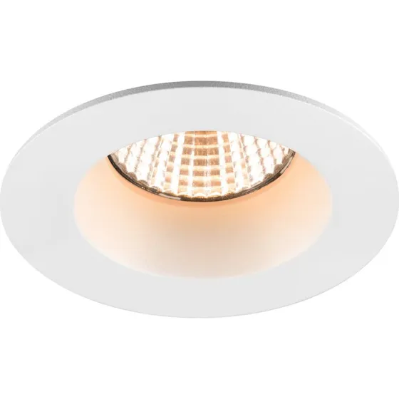 SLV New Tria Reflektor LED wpuszczany, okrągły, biały, IP65, 2700K