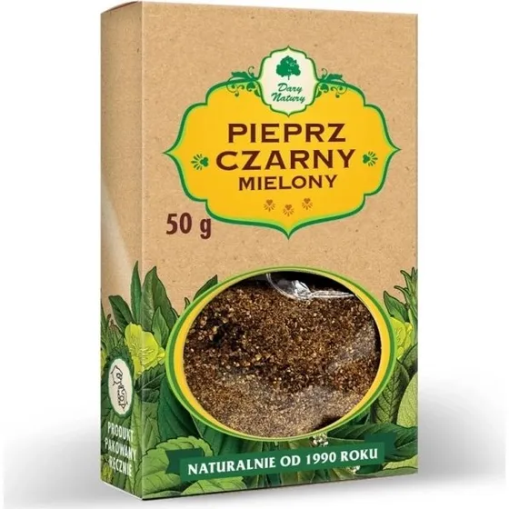 Dary Natury Pieprz czarny mielony 50 g