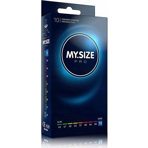 MY.SIZE PRO 72 Prezerwatywy 72mm (10 sztuk)