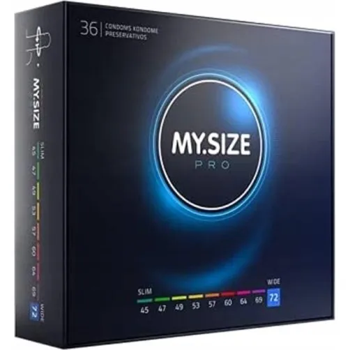 Prezerwatywy MY.SIZE PRO 72 mm, 36 sztuk