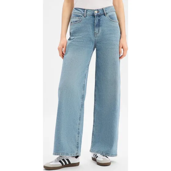 Opus Dżinsy Miva Retro Kobiety Niebieskie, Bawełna, 36-32