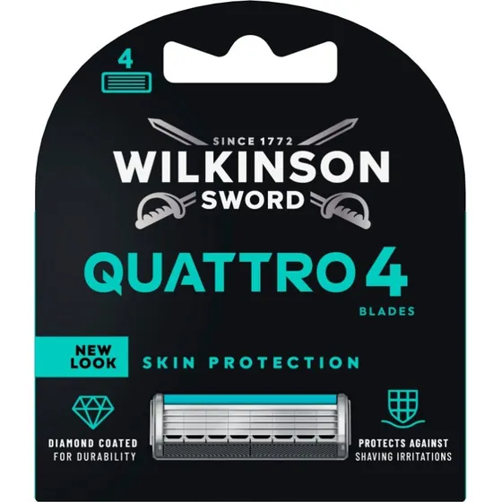 Wilkinson Quattro 4 Skin Protection - zapasowe ostrza (4 szt.)