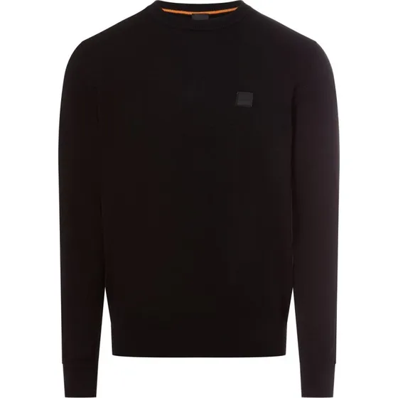 BOSS Sweter Kanovano czarny z kaszmirem