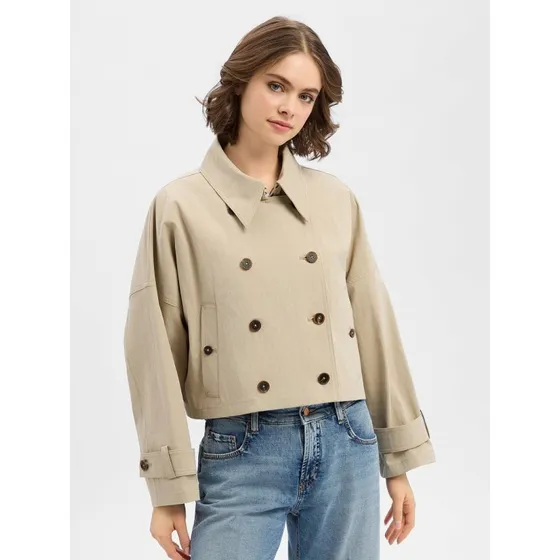 Drykorn Kurtka Trenczowa Helsby beige